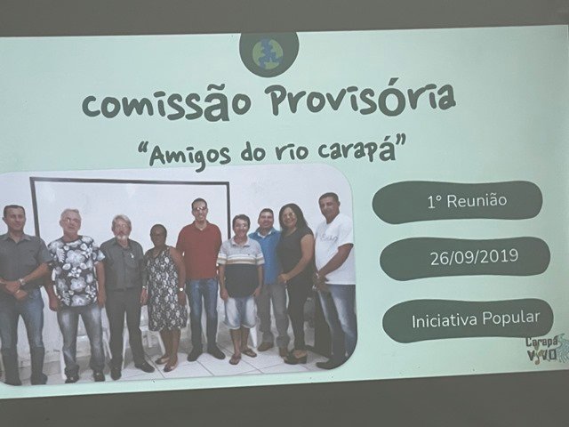 Homenagem Carapá Vivo Voluntarios e Parceiros