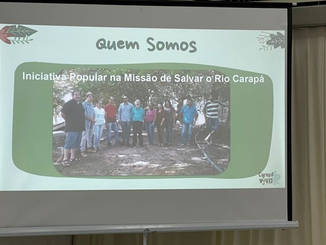 Homenagem Carapá Vivo Voluntarios e Parceiros