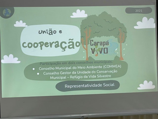 Homenagem Carapá Vivo Voluntarios e Parceiros