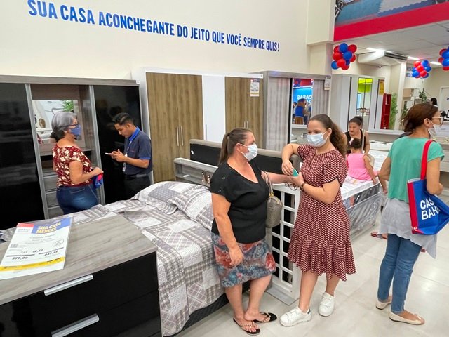 Inauguração das Casas Bahia em Colíder