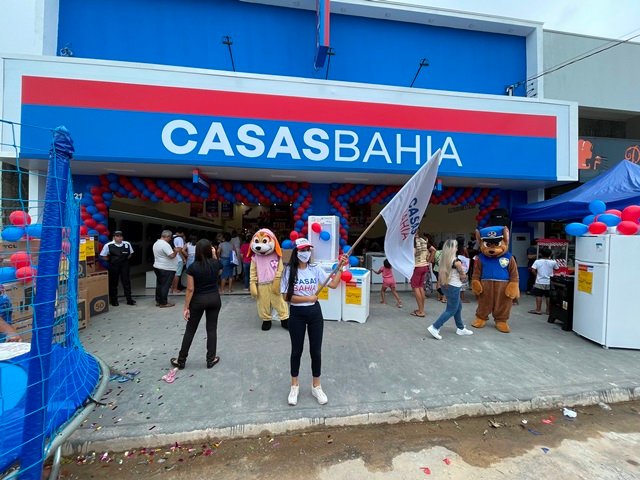 Inauguração das Casas Bahia em Colíder