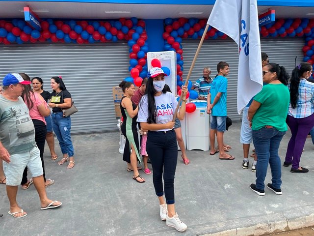 Inauguração das Casas Bahia em Colíder