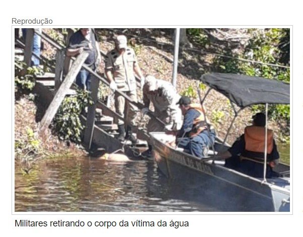 Corpo de homem de 51 anos é encontrado boiando no Rio Paraguai