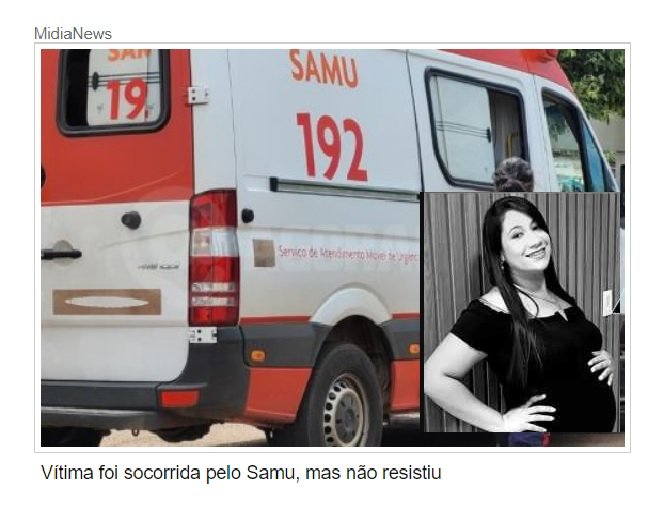 Grávida morre após passar mal com injeção vitamínica em Cuiabá