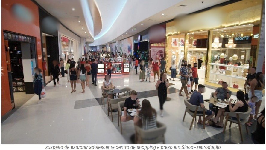 Jovem é preso acusado de estuprar adolescente dentro de shopping em Sinop