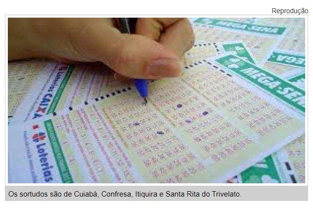 Apostadores de MT faturam R$ 72 mil na Mega Sena