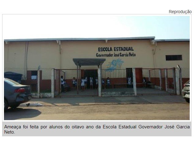 Alunos ameaçam colocar fogo na casa de coordenadora de escola em VG