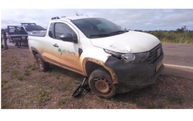 Colisão na MT-320 deixa motociclista ferido em Nova Canaã do Norte