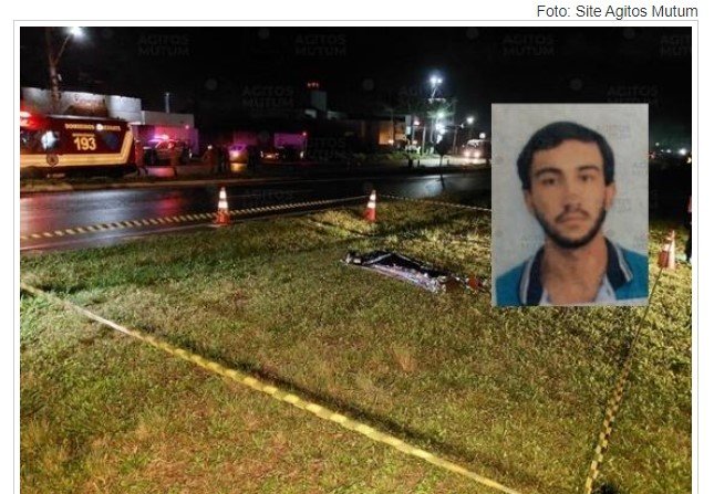 Motociclista de 29 anos morre após colidir em placa de sinalização na BR-163