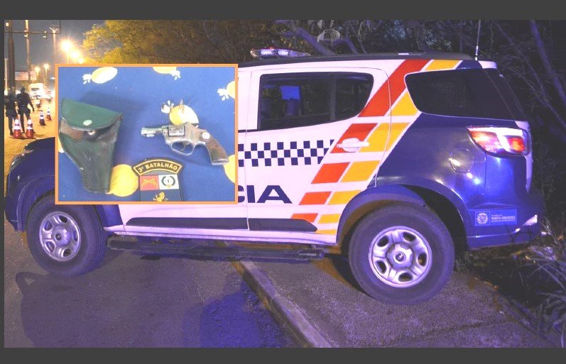 Adolescente é apreendido por levar arma de fogo para escola estadual na capital do estado.