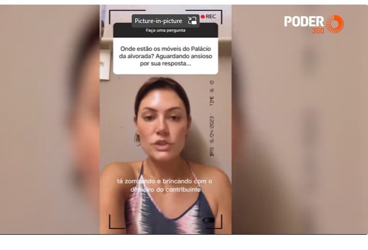 Michelle Bolsonaro sugere CPI dos móveis do Palácio da Alvorada