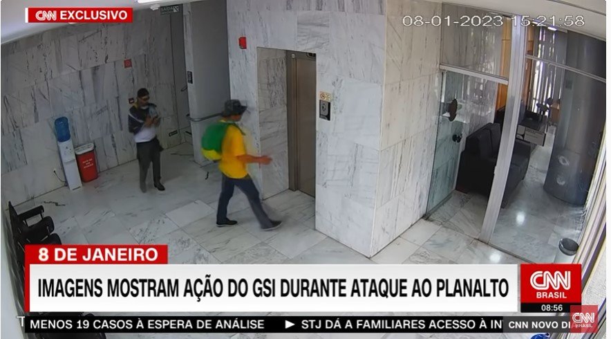 Exclusivo: câmeras mostram ministro do GSI no Palácio do Planalto durante ataques do 8 de janeiro