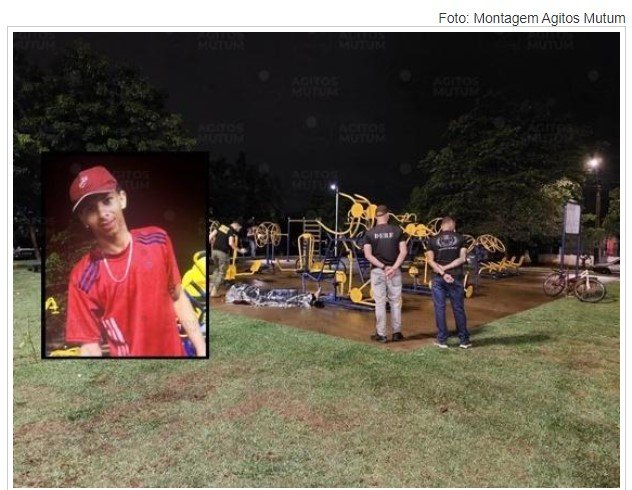 Adolescente de 16 anos é morto a tiros na praça de cidade do interior de MT