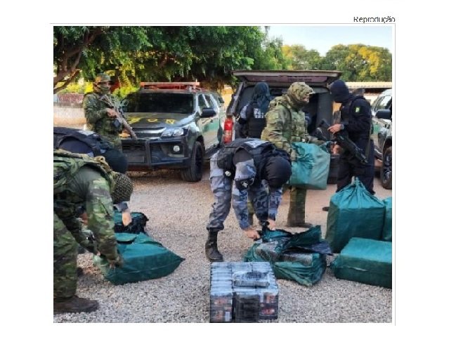 Ação entre forças de segurança apreendem meia tonelada de cocaína em MT