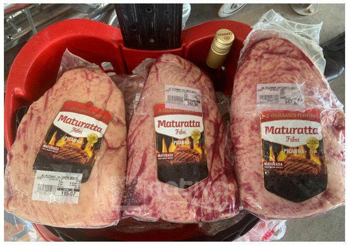 Homem e preso após furtar peças de Picanha e bebidas em Supermercado em Alta Floresta/MT