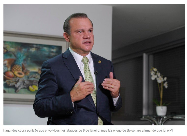 Sob a bandeira de Bolsonaro, Wellington defende CPMI do 8/1 para 'entender' atuação de simpatizantes petistas