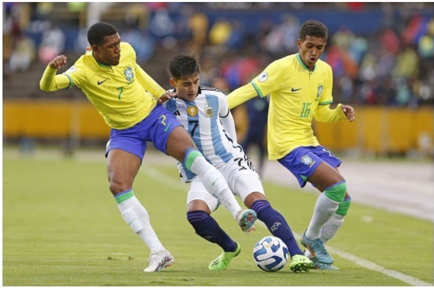 Brasil vence Argentina e é campeão sul-americano Sub-17