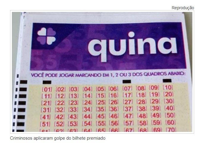 Criminosos dizem ter bilhete premiado de R$ 7 milhões e aplicam golpe em idosa de MT