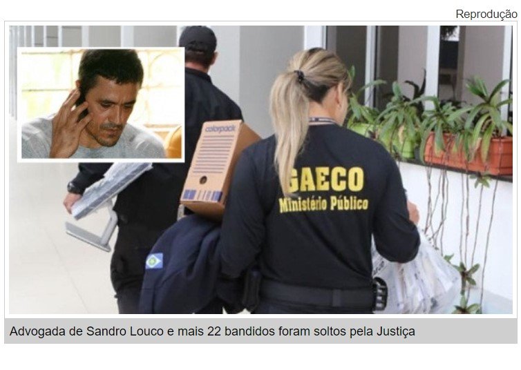 Juiz manda soltar advogada de 'Sandro Louco' e mais 22; esposa continua presa