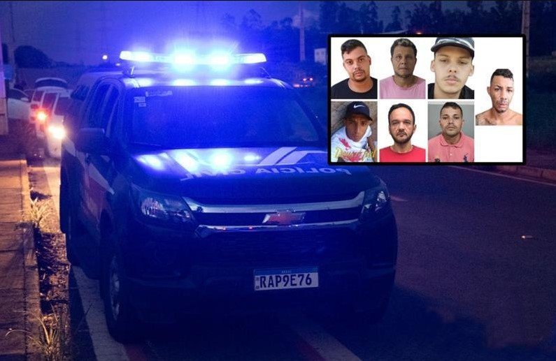 Polícia procura sete criminosos de alta periculosidade, autores de homicídios. (Fotos)