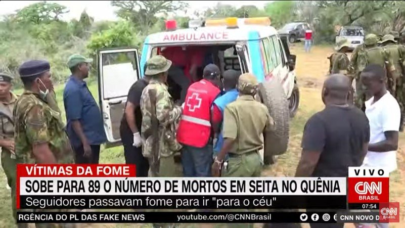 73 corpos são encontrados após jejum de seita no Quênia