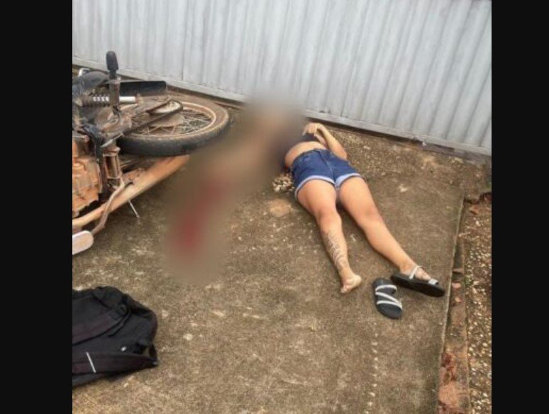 Casal morre alvejado com cerca de 20 tiros em Matupá. (Fotos)