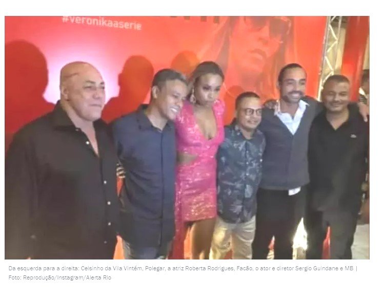 ‘Ex-traficantes’ marcam presença em festa da Globo