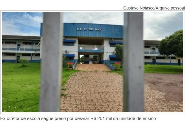Cheques de escola são encontrados em mãos de agiotas em MT; ex-diretor está preso