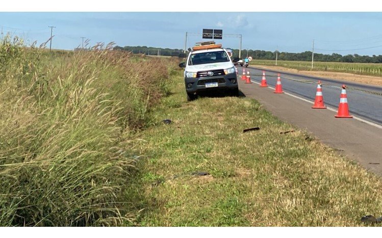 Ciclista morre após ser atropelado por carreta na BR-163