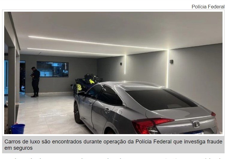 Polícia Federal caça bandidos que simulavam roubos de carro para receber seguro. (Fotos)