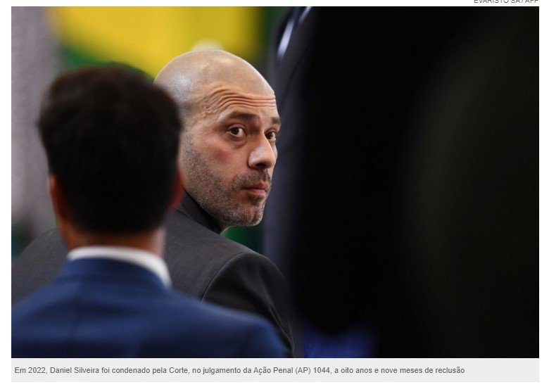STF forma maioria e anula indulto de Bolsonaro a Daniel Silveira