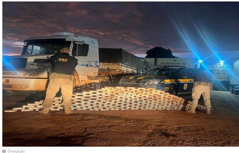 PRF apreende 210kg de pasta base de cocaína em MT