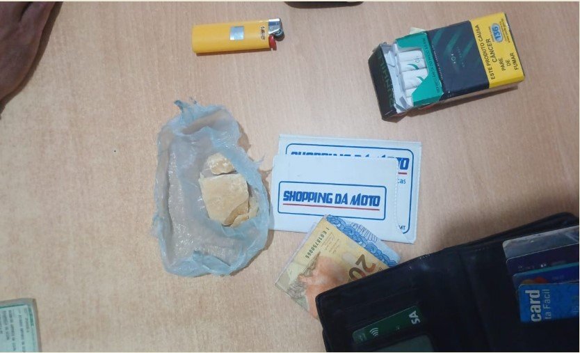 PM de Colíder prende faccionado por Tráfico de Drogas.