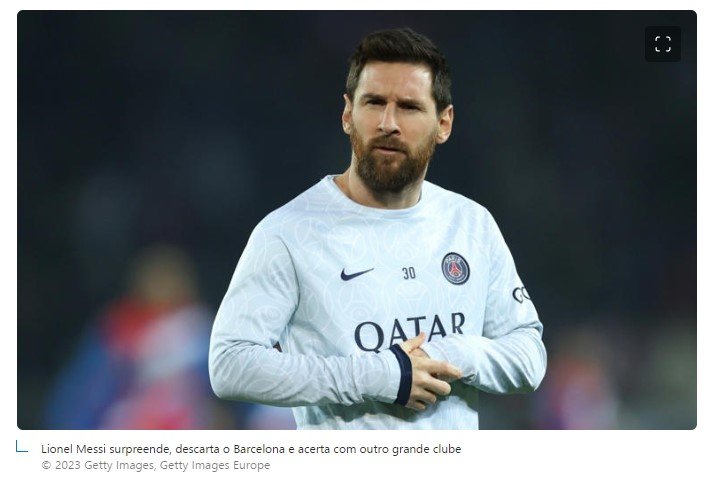 Lionel Messi surpreende, descarta o Barcelona e acerta com outro grande clube