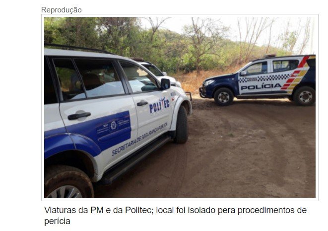 Idoso é achado morto em vala e polícia suspeita de atropelamento