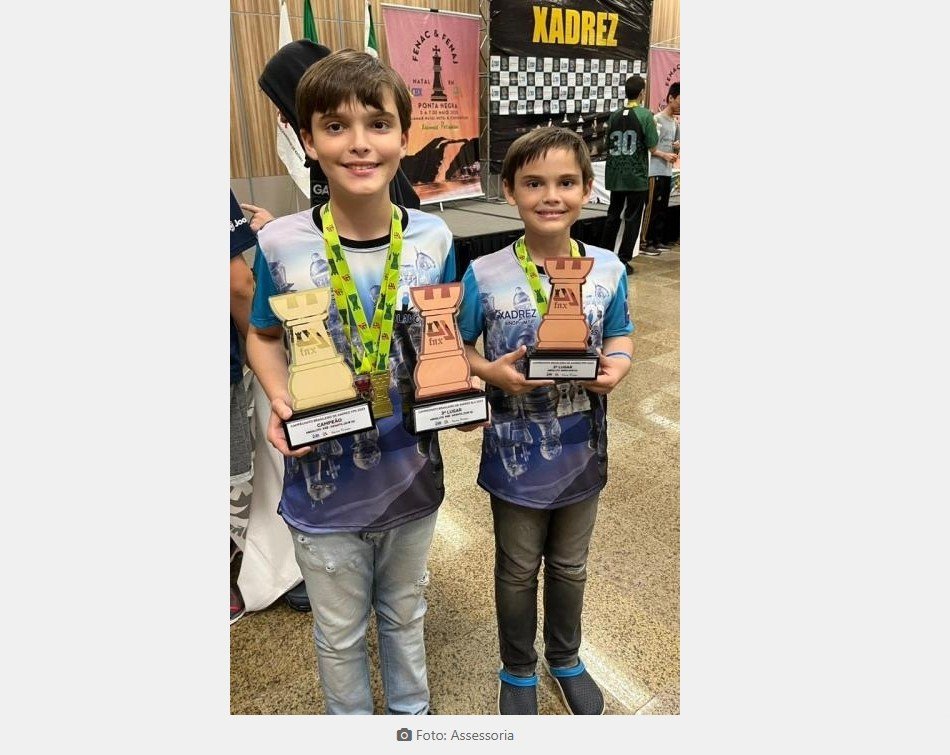 O sinopense Olavo Tadeu é Campeão Brasileiro de Xadrez em 2023