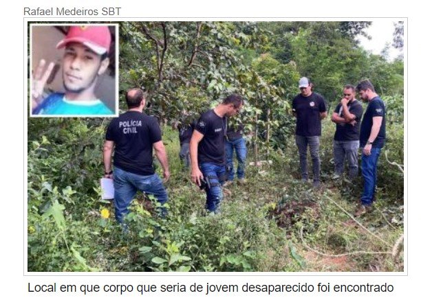 Trio é preso e homem confessa onde está corpo de jovem sumido