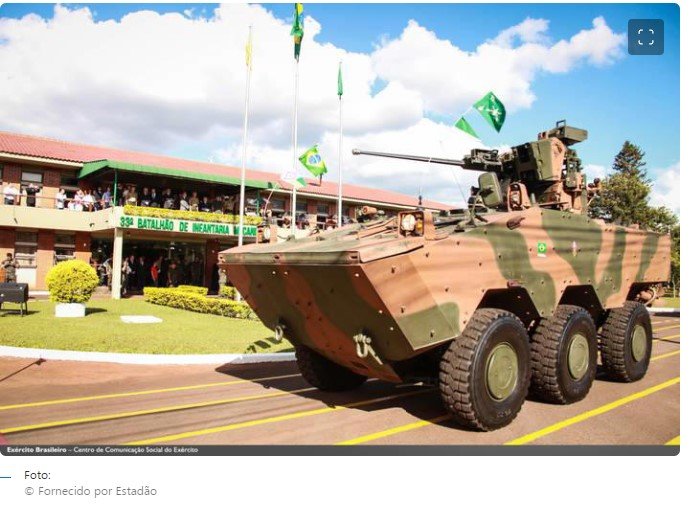 Ucrânia solicita ao Brasil compra de blindados Guarani para emergência humanitária