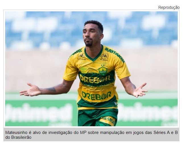 MP divulga troca de mensagens de jogador do Cuiabá com apostadores: 'Missão foi cumprida'