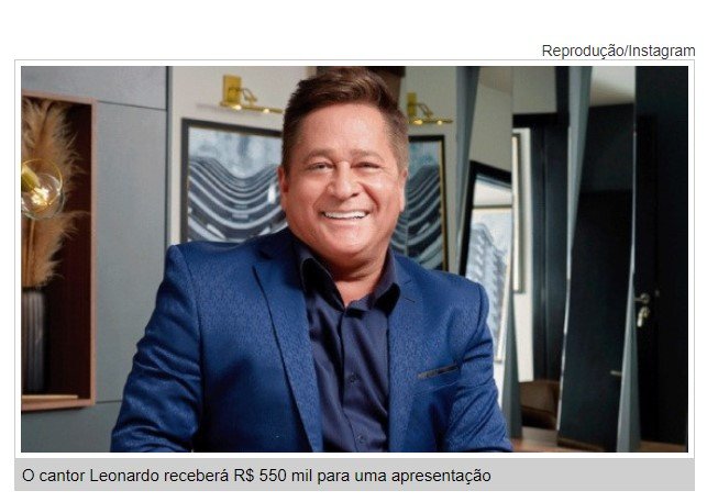 Prefeitura de MT vai torrar R$ 1 milhão com sertanejos
