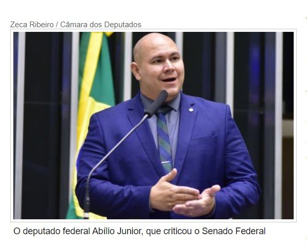 'Senado tem se acovardado, é ‘puxadinho’ do Governo', diz Abílio
