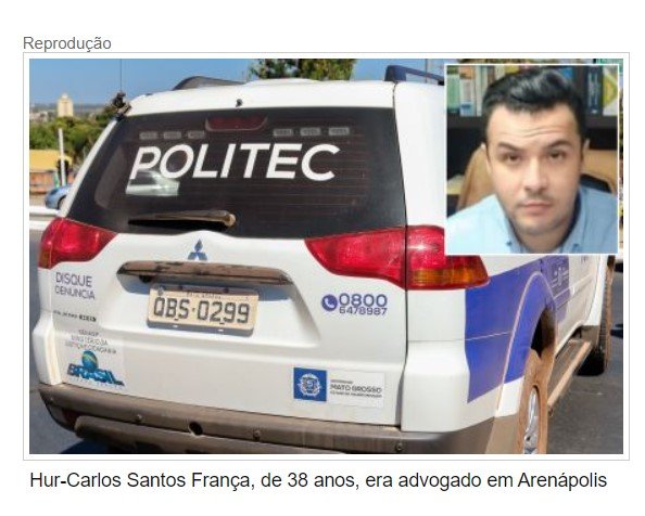 Delegado: 'Advogado era famoso e tinha muitos inimigos na cidade'