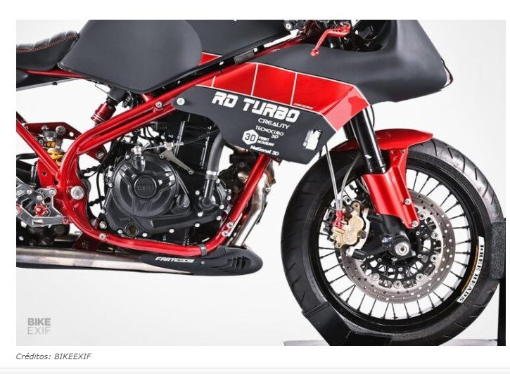 Yamaha RD 350 Turbo com motor R3: Uma homenagem à lendária motocicleta dos anos 80