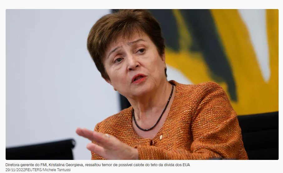 Falta de acordo sobre teto da dívida dos EUA teria impacto global, diz FMI
