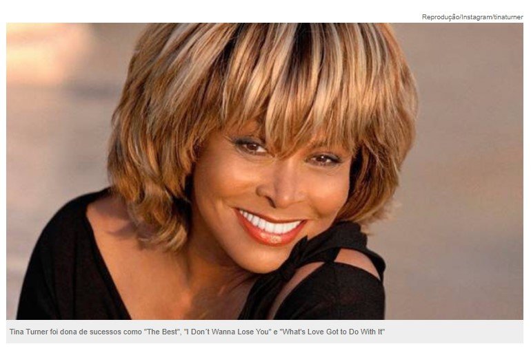 Rainha do Rock ‘n’ Roll, cantora Tina Turner morre aos 83 anos