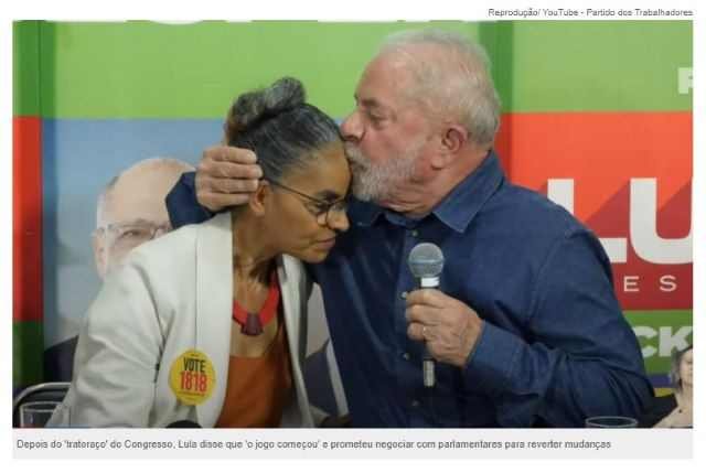 Pressionado por ‘rolo compressor’ do Centrão, Lula escolhe blindar petistas e escantear Marina na MP dos Ministérios