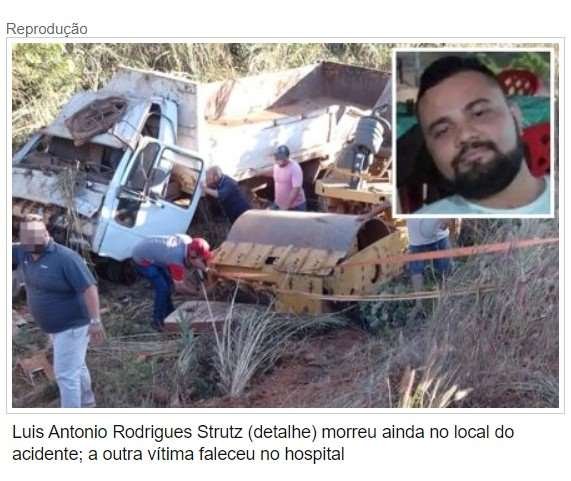 Filho de vereadora morre em acidente entre Creta e caminhão