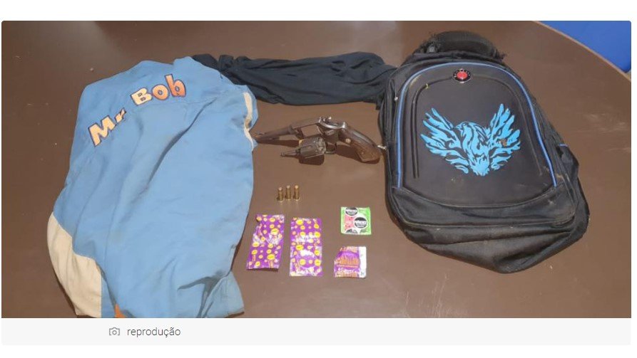 Suspeito por tentativa de estupro é preso pela PM com arma de fogo
