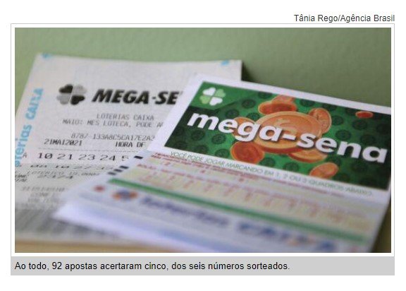 Quatro mato-grossenses faturam R$ 365 mil na Mega Sena
