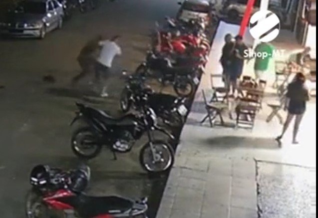 Veja o momento da briga em nova Canaã pouco antes do duplo homicídio. (Vídeo)